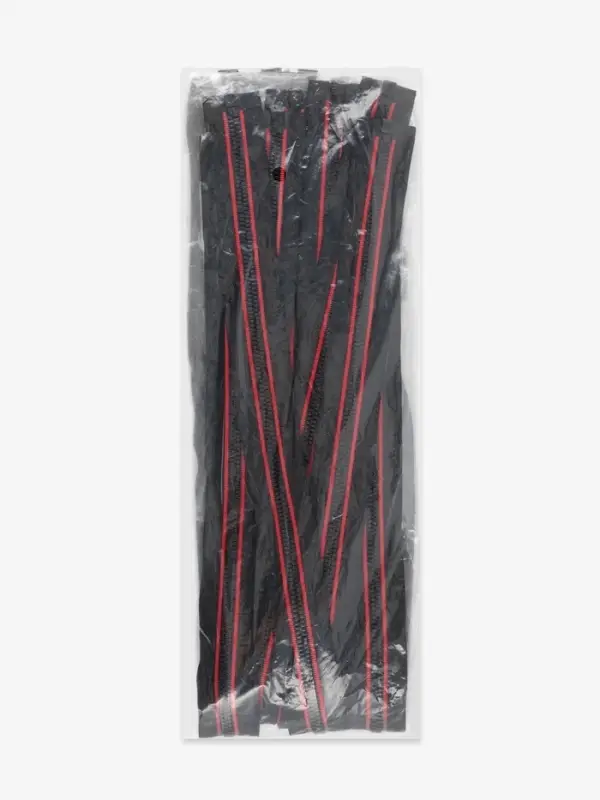 Молния &laquo;Трактор&raquo;, №5, разъёмная, замок автомат, 70 см, чёрная, красная