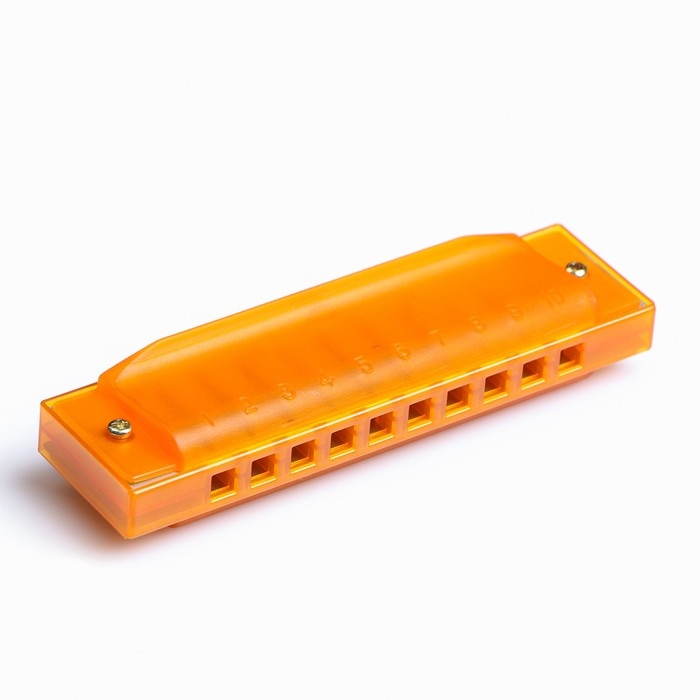 Губная гармошка Music Life, диатоническая, 10 отверстий, c-major, с футляром, оранжевая Губная гармошка Music Life, диатоническая, 10 отверстий, c-major, с футляром, оранжевая