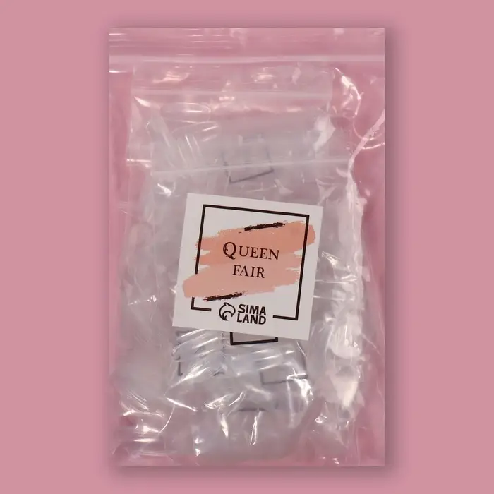 Типсы для наращивания ногтей, 500 шт., форма овал, 10 размеров, прозрачные