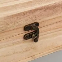 Шкатулка для росписи дерево &laquo;Сундук&raquo;, замок крючок, 18&times;12&times;12 см