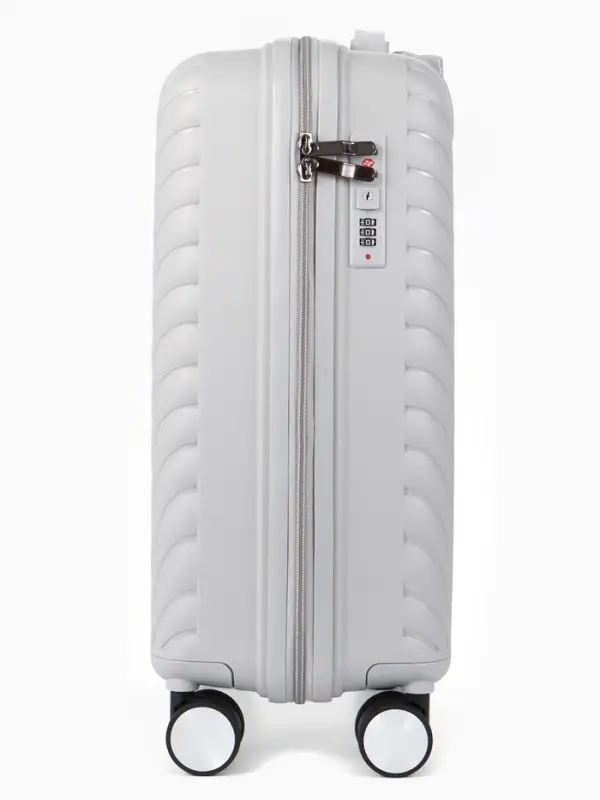 Чемодан на колёсах, 20", кодовый замок, 36&times;20&times;54 см, серый