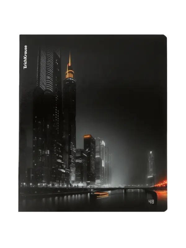 Тетрадь 48 листов в клетку ErichKrause Urban Lights, МИКС