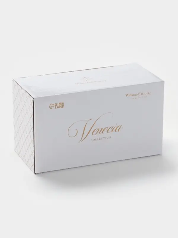 Кружки WY Venecia, 400 мл, набор 2 шт., фарфор, белые