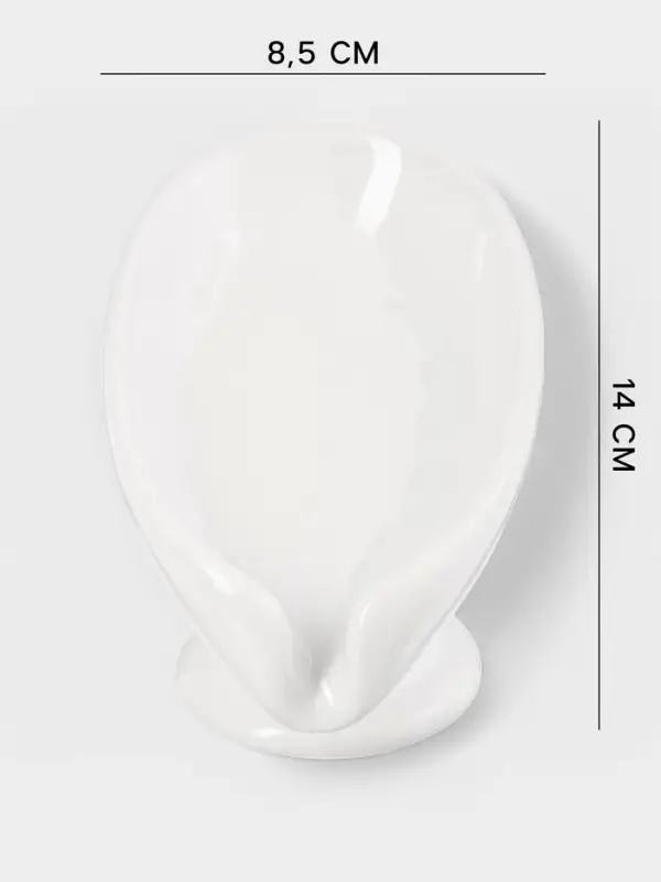 Мыльница Essence, керамика, белая