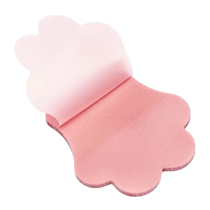 Блок-закладка с липким краем пластик Лапка 50л, розовый, 45мм х 45мм  CALLIGRATA Блок-закладка с липким краем пластик Лапка 50л, розовый, 45мм х 45мм  CALLIGRATA