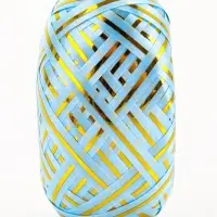 Лента упаковочная, с полосой, микс, 0.5 см &times; 10 м, набор 6 шт.