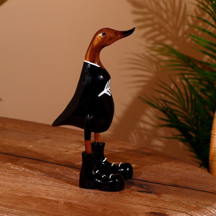 Сувенир "Утка в чёрном" дерево 27 см