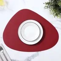 Салфетка сервировочная на стол Доляна &laquo;Тэм&raquo;, 45&times;35 см, красная