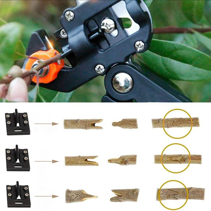 Секатор прививочный, 10.6 Секатор прививочный, 10.6" (27 см), с пластиковыми ручками, Greengo