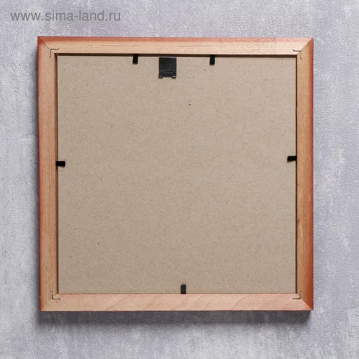 Фоторамка сосна с20 красный 20х20 см (пластиковый экран)