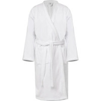 Халат банный микровелюр Luscan, 56, 300 гр/м2, Отель белый