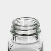 Набор для специй Доляна &laquo;Стиль&raquo;, 2 предмета: солонка 50 мл, перечница 50 мл, h=7 см, стекло