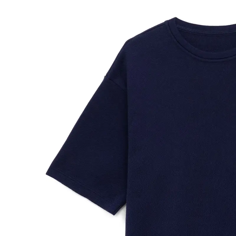 Джемпер с коротким рукавом Siluetti Volumica, темно-синий, размер XS/S Джемпер с коротким рукавом Siluetti Volumica, темно-синий, размер XS/S