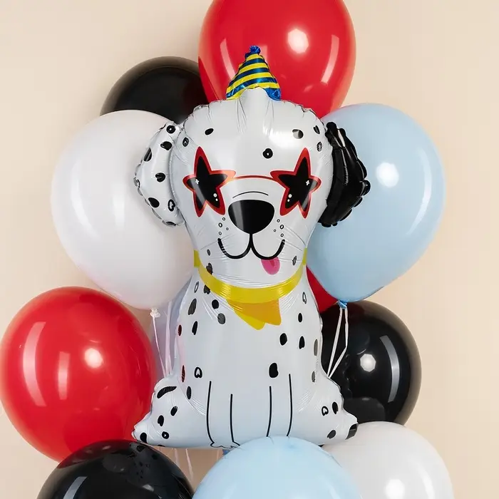 Воздушный шар фольгированный 32 Воздушный шар фольгированный 32" "Далматинец в колпачке"