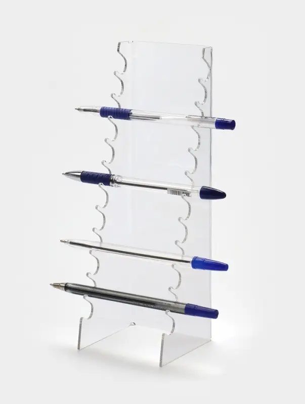 Подставка под ручки на 12 шт., 7&times;7&times;22 см, оргстекло 2 мм