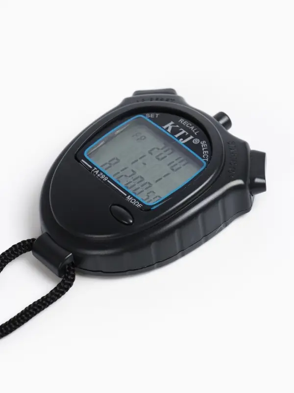 Секундомер ТА 299/2100, 8.2&times;6.5&times;2 см, 99 отсечек, обратный отсчёт, будильник, часы, календарь