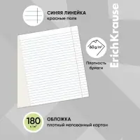 Тетрадь 12 листов в линейку ErichKrause &laquo;Приключения Пети и Волка&raquo;, обложка мелованный картон, блок офсет, белизна 100%, МИКС