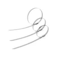 Стяжки из нержавеющей стали ТУНДРА, 7.9&times;400 мм, 100 шт.