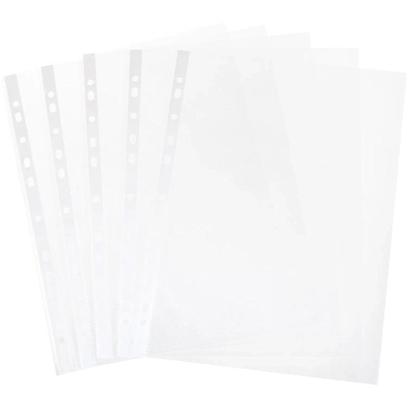 Файл-вкладыш А4 50мкм, Элементари S, рифленые, 100 шт/уп