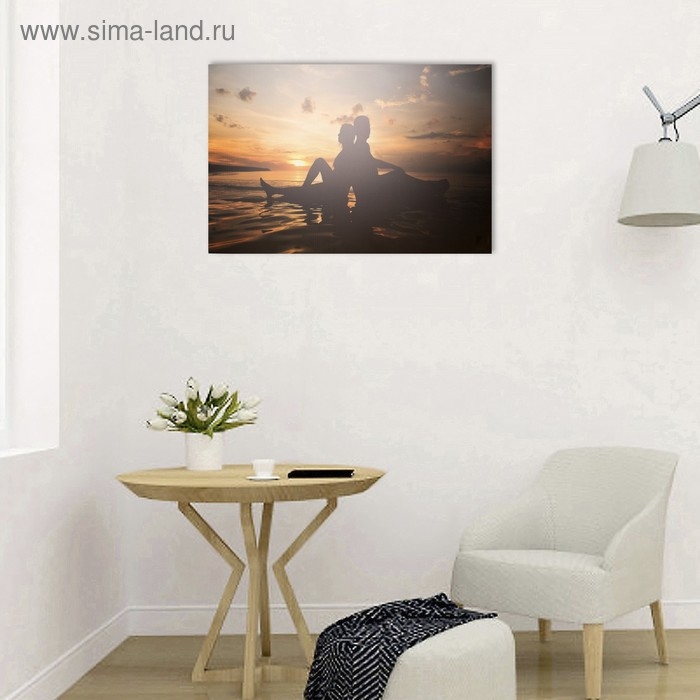 Картина на холсте Картина на холсте "На закате" 60*100 см