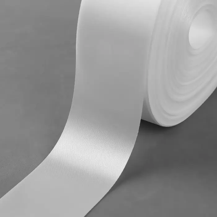 Лента атласная, 50 мм × 100 ± 5 м, цвет тёплый белый Лента атласная, 50 мм × 100 ± 5 м, цвет тёплый белый