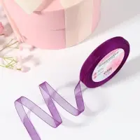 Лента капроновая, 10 мм, 20&plusmn;1 м, фиолетовая, №35