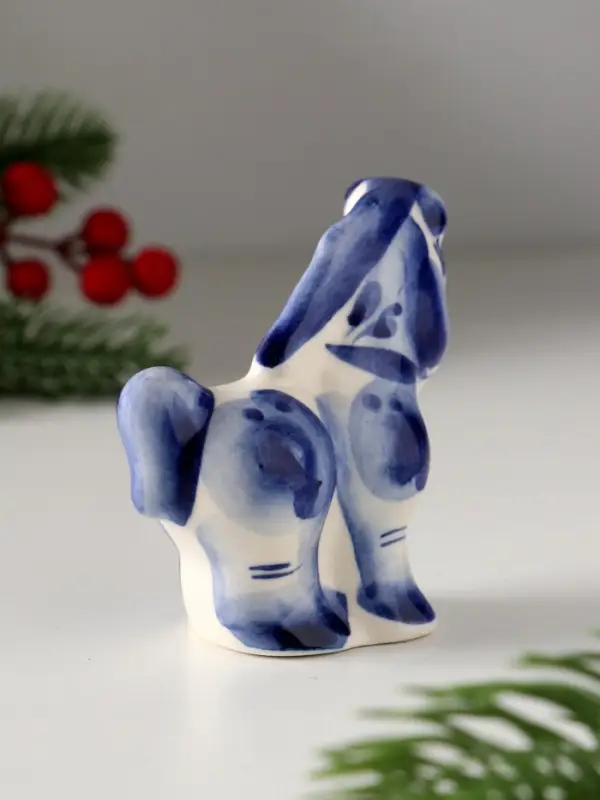 Сувенир Пони, 8х8 см, гжель Сувенир Пони, 8х8 см, гжель