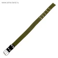 Ошейник брезентовый двухслойный, 82.5&times;4.5 см, ОШ 50-70 см