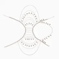 Бодичейн на тело "Аксельбант", цвет золото