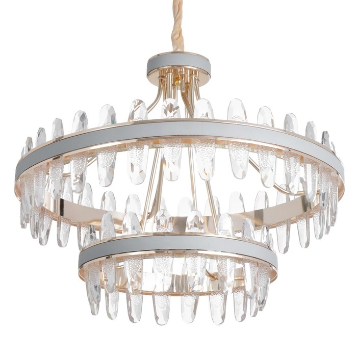 Люстра Люстра "Алиссия" LED 160Вт 3 режима золото 73,5х73,5х62 см BayerLux