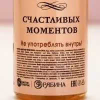 Шампунь для волос во флаконе шампанское &laquo;Ты лучше всех&raquo;, 250 мл, Чистое счастье