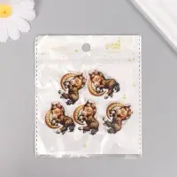 Декор для творчества акрил "Лошадка в пижамке сладко спит" 2,5х3,4х0,2 см Декор для творчества акрил "Лошадка в пижамке сладко спит" 2,5х3,4х0,2 см