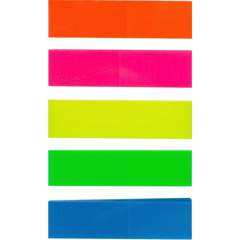 Клейкие закладки пласт. 5цв.по 25л. 45ммх12 Attache Selection