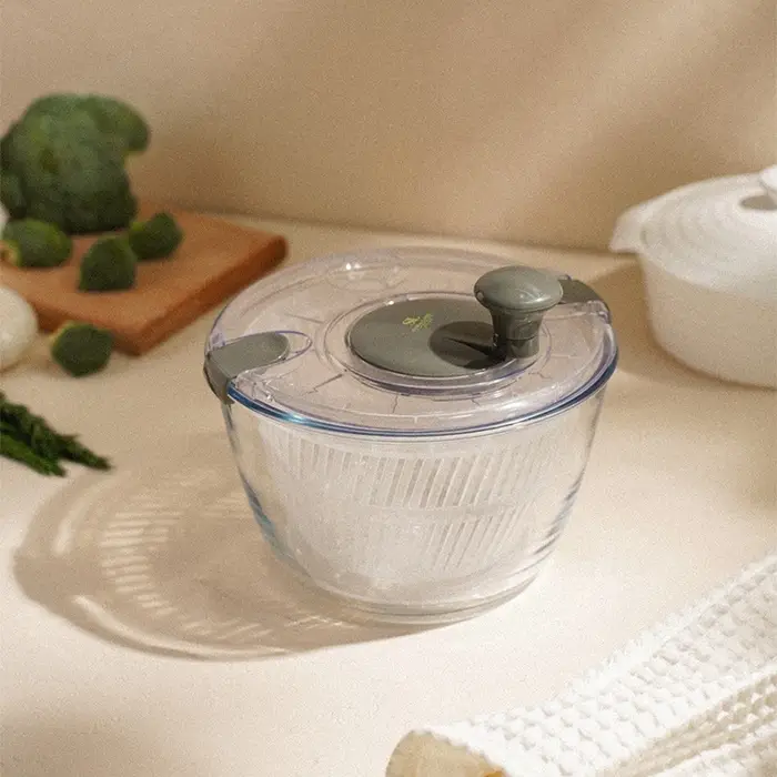 Центрифуга для сушки зелени SL Home &laquo;Оливковая роща&raquo;, 5 л, стекло, оливковая