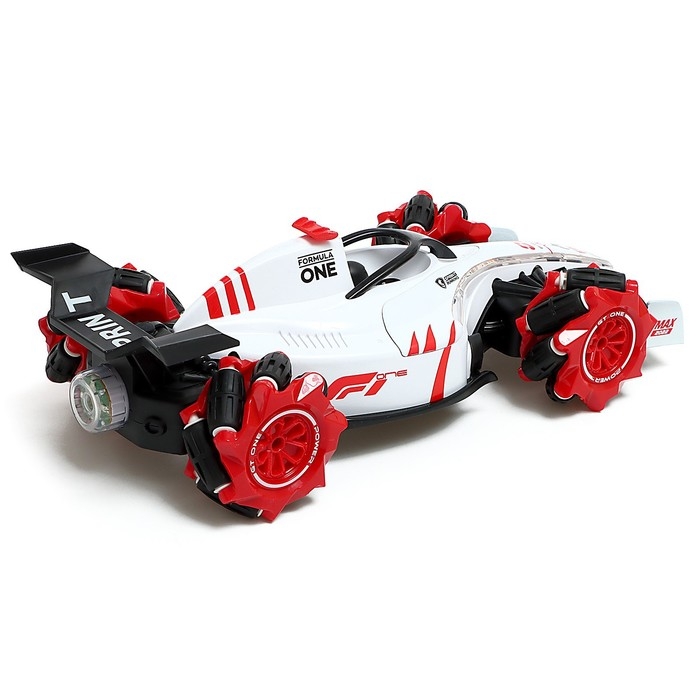 Машина радиоуправляемая «Формула», работает от аккумулятора, эффект дыма, свет, цвет белый Машина радиоуправляемая «Формула», работает от аккумулятора, эффект дыма, свет, цвет белый