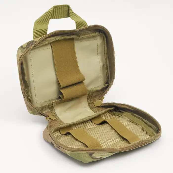 Аптечка тактическая-подсумок, отрывная, камуфляж мультикам, 18&times;13 см, бежевая