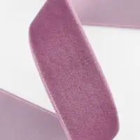 Лента бархатная, 20 мм, 18&plusmn;1 м, сиреневая №199