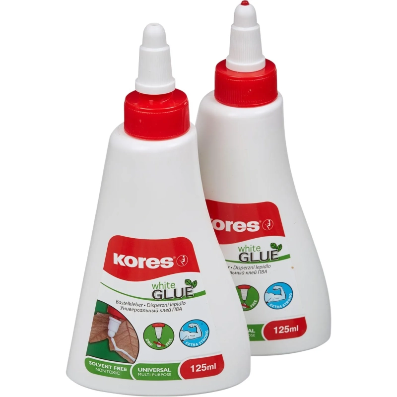 Клей ПВА 125мл KORES '75825.02/75836