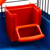 Клетка для грызунов "Мини" двухярусная, 29 x 25 х 32 см, синий Клетка для грызунов "Мини" двухярусная, 29 x 25 х 32 см, синий