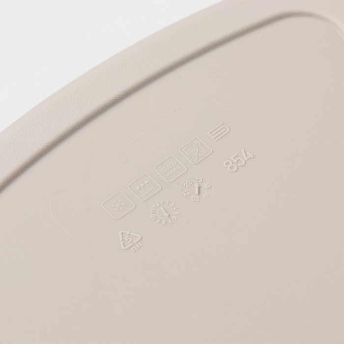 Бутербродница RICCO, 17×13×4.2 см, с декором Чемита