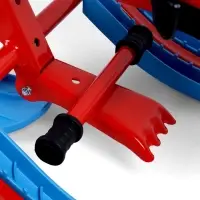 Снегокат &laquo;Twiny 1+&raquo; sportcar, со спинкой, голубой, красный, TW1+/SC Nika Kids