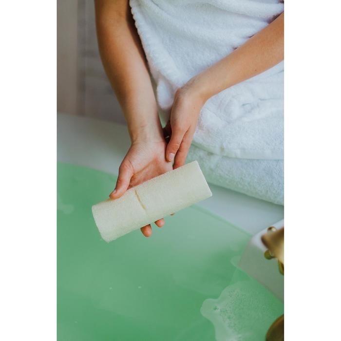 Люффа - мочалка для тела натуральная Доляна, 18×6 см Люффа - мочалка для тела натуральная Доляна, 18×6 см