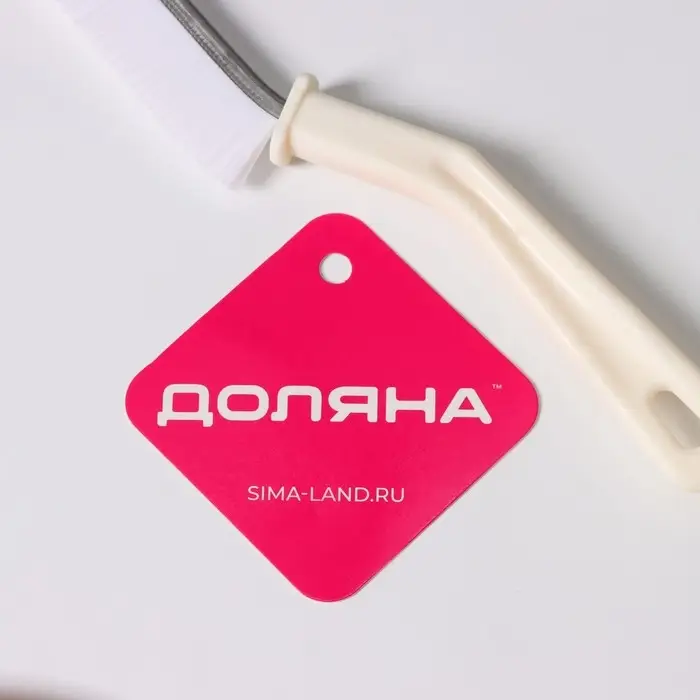 Щётка для труднодоступных мест Доляна, 23&times;2 см, белая