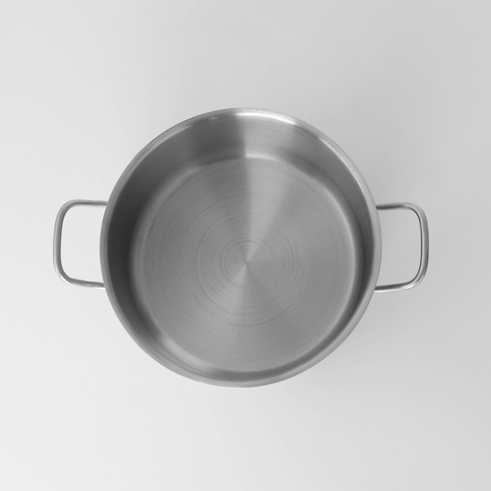 Кастрюля из нержавеющей стали Hanna Knövell с крышкой, 5 л, d=22 см, h=13 см, толщина стенки 0,6 мм, индукция Кастрюля из нержавеющей стали Hanna Knövell с крышкой, 5 л, d=22 см, h=13 см, толщина стенки 0,6 мм, индукция