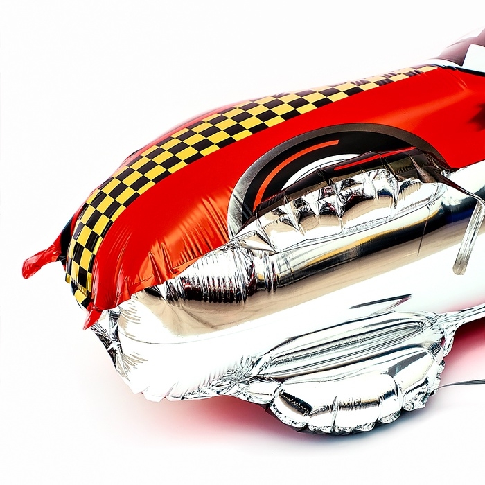 Воздушный шар фольгированный детский 55 Воздушный шар фольгированный детский 55" «Гоночная машинка», фигура