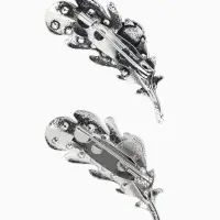 Брошь-оберег "Пёрышко",  (фас 12шт), цвет МИКС