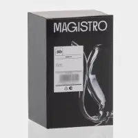 Бокал для вина Magistro &laquo;Пантера&raquo;, 300 мл, стекло, с трубочкой, прозрачный