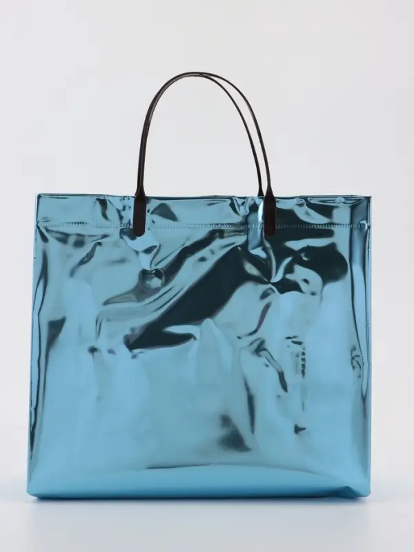 Пакет подарочный ПВХ, голография, голубой, пластиковая ручка, 26×22.5×10 см Пакет подарочный ПВХ, голография, голубой, пластиковая ручка, 26×22.5×10 см