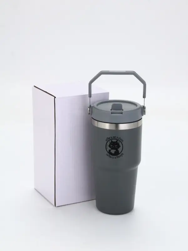 Термостакан с ручкой  Термостакан с ручкой "Coffee", 600 мл