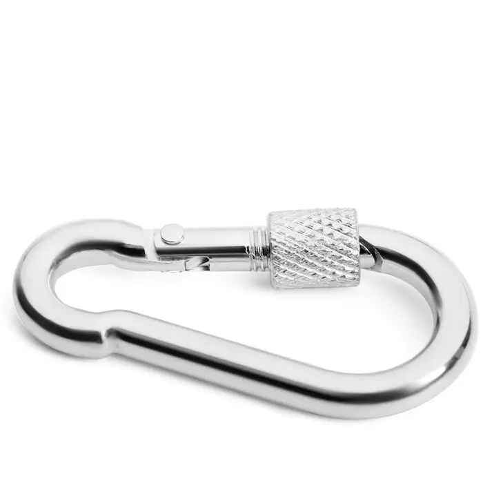 Карабин монтажный с фиксатором ТУНДРА krep, DIN5299D, 5×50 мм, оцинкованный, 1 шт. Карабин монтажный с фиксатором ТУНДРА krep, DIN5299D, 5×50 мм, оцинкованный, 1 шт.